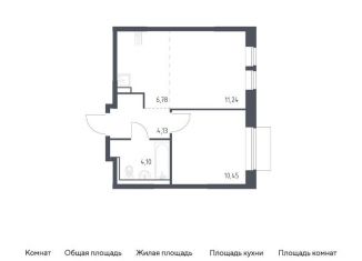 Продажа однокомнатной квартиры, 36.7 м2, Московская область, микрорайон Пригород Лесное, к18