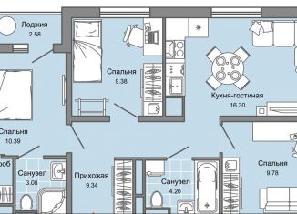 Продаю 4-комнатную квартиру, 66 м2, Ульяновская область