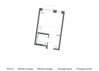 Квартира на продажу студия, 22.6 м2, Москва