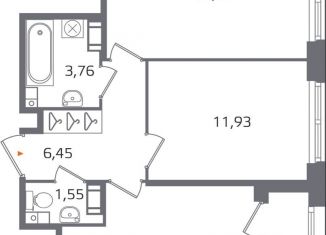 Продажа двухкомнатной квартиры, 53.7 м2, Санкт-Петербург, муниципальный округ Финляндский