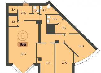 Продается 4-комнатная квартира, 166 м2, Екатеринбург, улица Шейнкмана, 121, метро Площадь 1905 года