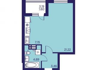 Продается 1-ком. квартира, 38.3 м2, Воронеж, улица Ломоносова, 116/25, Центральный район