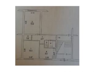 Продажа 2-комнатной квартиры, 44 м2, рабочий посёлок Лотошино, Центральная улица, 46