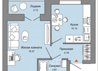 Продажа 1-комнатной квартиры, 35 м2, Кировская область, улица 4-й Пятилетки, 84