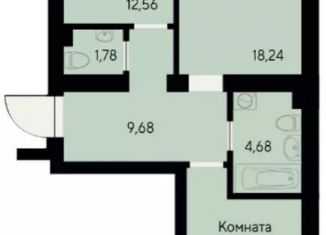 Продажа 2-комнатной квартиры, 62.1 м2, Красноярск