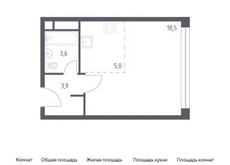 Продам квартиру студию, 31.2 м2, Москва, 3-я Хорошёвская улица, 17А, станция Зорге