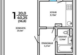 Продажа 1-ком. квартиры, 37 м2, Москва, метро Кантемировская, Бакинская улица, 4
