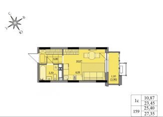 Продам квартиру студию, 25.4 м2, Ижевск