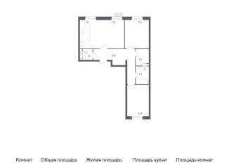 Продам двухкомнатную квартиру, 69 м2, Москва, проспект Куприна, 36к1