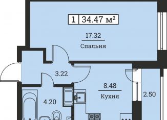 Продается 1-комнатная квартира, 34.5 м2, Мурино, ЖК Урбанист, Екатерининская улица, 19