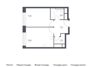 Продажа однокомнатной квартиры, 36.4 м2, Балашиха, жилой квартал Новоград Павлино, к8