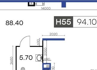 Продается помещение свободного назначения, 94.1 м2, Санкт-Петербург, территория Невская Губа, 11, Василеостровский район