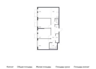Продается 3-ком. квартира, 71 м2, Видное, Советская площадь