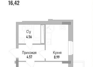Продаю 1-комнатную квартиру, 36.3 м2, Воронежская область