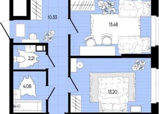 Продажа 3-комнатной квартиры, 85.4 м2, Краснодар