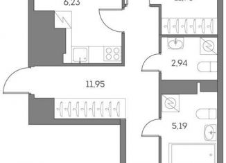 Продажа двухкомнатной квартиры, 64.2 м2, Москва, Рязанский проспект, 2с27, Нижегородский район