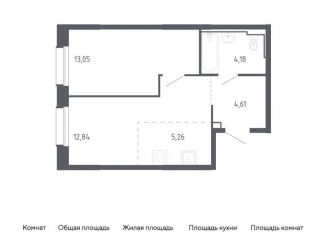 Продаю однокомнатную квартиру, 39.9 м2, Владивосток