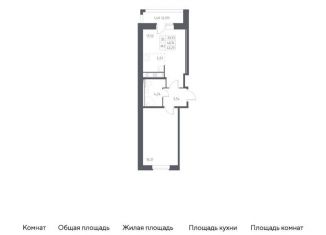 Продается однокомнатная квартира, 42.2 м2, посёлок Песочный