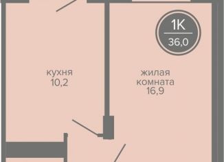 Продается 1-комнатная квартира, 36 м2, Пермь, Индустриальный район, шоссе Космонавтов, 309А