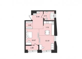 Двухкомнатная квартира на продажу, 49.4 м2, Хабаровский край, Албанский переулок