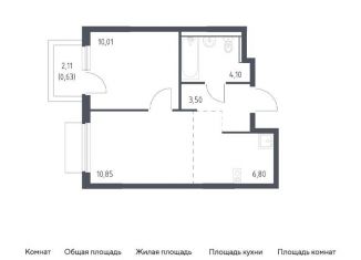 Продажа 1-комнатной квартиры, 35.9 м2, Московская область, микрорайон Пригород Лесное, к18