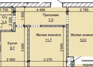 Продажа 2-ком. квартиры, 44.7 м2, Барнаул, Центральный район
