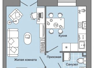 Продается 1-ком. квартира, 37 м2, село Первомайский, улица Строителя Николая Шишкина, 11/4