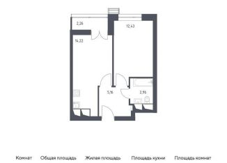 Продается 1-ком. квартира, 37 м2, Красногорск, жилой комплекс Спутник, к18