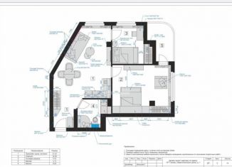 2-ком. квартира на продажу, 65 м2, посёлок городского типа Гаспра, Севастопольское шоссе, 1Д