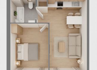 Продам 1-комнатную квартиру, 42.9 м2, Москва, станция ЗИЛ, 2-я очередь, к7.1