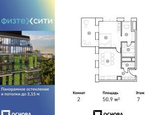 Продаю 2-ком. квартиру, 50.6 м2, Москва, Долгопрудненское шоссе, 3А, СВАО
