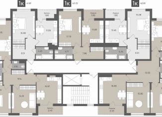 Продаю 1-ком. квартиру, 43.6 м2, Светлогорск