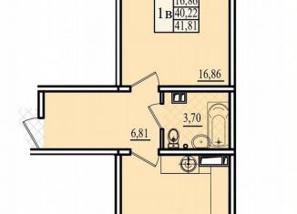 Продаю 1-комнатную квартиру, 41.8 м2, Севастополь