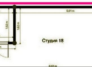 Продажа квартиры студии, 20.7 м2, Москва, Малахитовая улица, 27Б