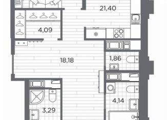 Продам 3-ком. квартиру, 103.4 м2, Санкт-Петербург, метро Горный институт