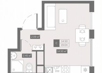 Квартира на продажу студия, 19 м2, Санкт-Петербург