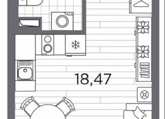Квартира на продажу студия, 28.4 м2, Санкт-Петербург, метро Горный институт
