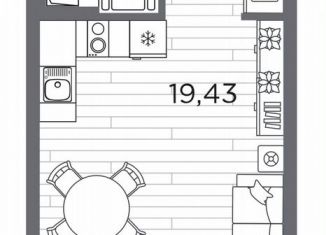 Продам квартиру студию, 28.6 м2, Санкт-Петербург, метро Горный институт