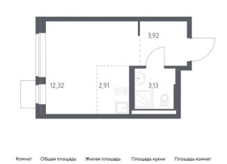 Продаю квартиру студию, 22.3 м2, поселение Рязановское