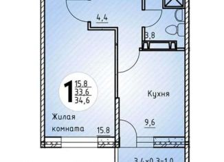 Продаю 1-ком. квартиру, 35.5 м2, Краснодар, улица Дзержинского, 110Ак1, улица Дзержинского