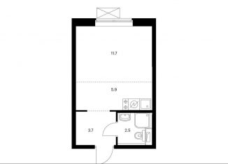 Продаю квартиру студию, 23.8 м2, Москва, район Южное Бутово