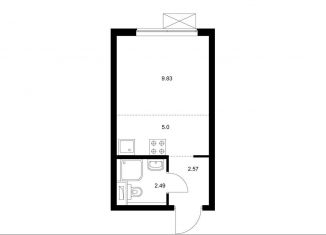 Продаю квартиру студию, 19.9 м2, Москва, ЖК Матвеевский Парк