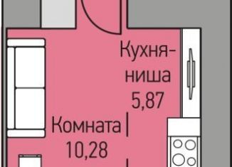 Продажа квартиры студии, 24.9 м2, Кировская область, Ботаническая улица, 1