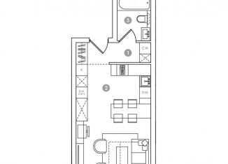 Продам квартиру студию, 33.8 м2, Москва, проспект Академика Сахарова, 11, проспект Академика Сахарова