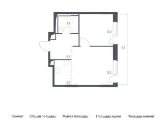 2-комнатная квартира на продажу, 45 м2, Москва, жилой комплекс Верейская 41, к3/2, Можайский район