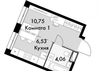 Продажа квартиры студии, 21.3 м2, Москва, МКАД, 47-й километр, 3с3, метро Говорово