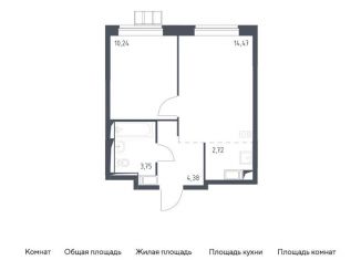 Продажа 1-комнатной квартиры, 35.6 м2, Москва, жилой комплекс Алхимово, к10