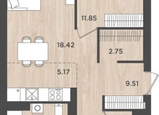 Продажа 4-комнатной квартиры, 84.2 м2, Пермь, улица Космонавта Леонова, 41