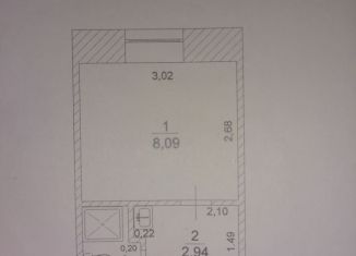 Продажа 1-ком. квартиры, 12.5 м2, Ульяновск, Амурская улица, 4А, Железнодорожный район