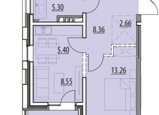 Продаю однокомнатную квартиру, 46.8 м2, Иркутск, ЖК Zenith, улица Мира, 32